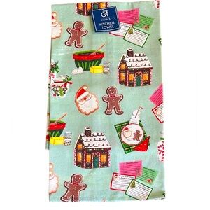 Lori Siebert Christmas themed kitchen towel, New